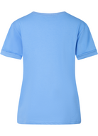 Cornflower blue Tshirt with embroidered logo design from ESTL