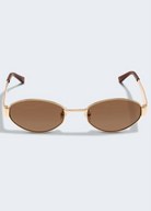 Luv Lou The Boston Gold frame sunglasses