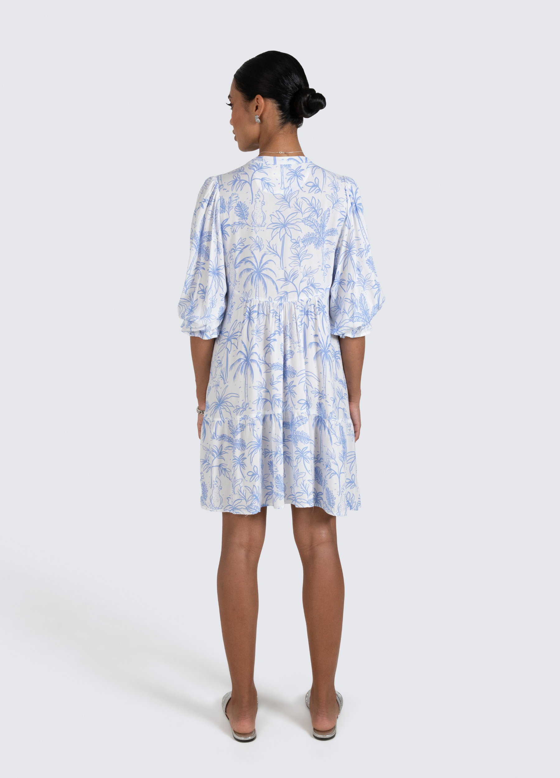 Alexis Printed Mini Dress in Sentosa Print