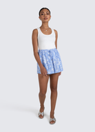 Lizzie printed woven shorts in the Sentosa Print