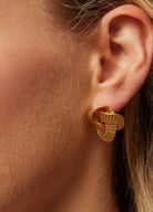 Aviva Earrings in Gold from Jolie & Deen