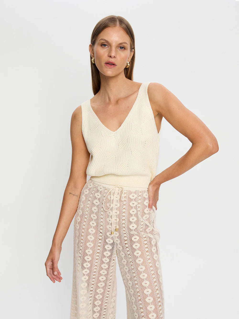 Cream knitted cami from Australian brand Kivari