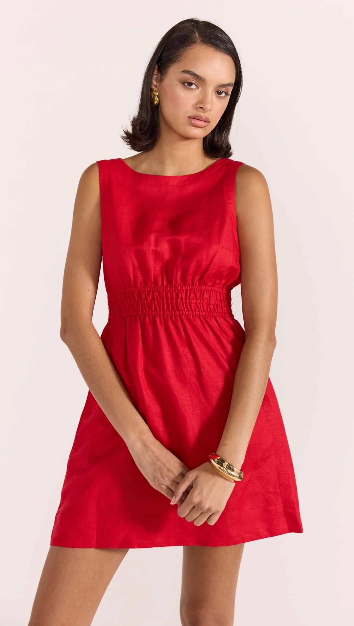 Red mini dress from Staple the Label