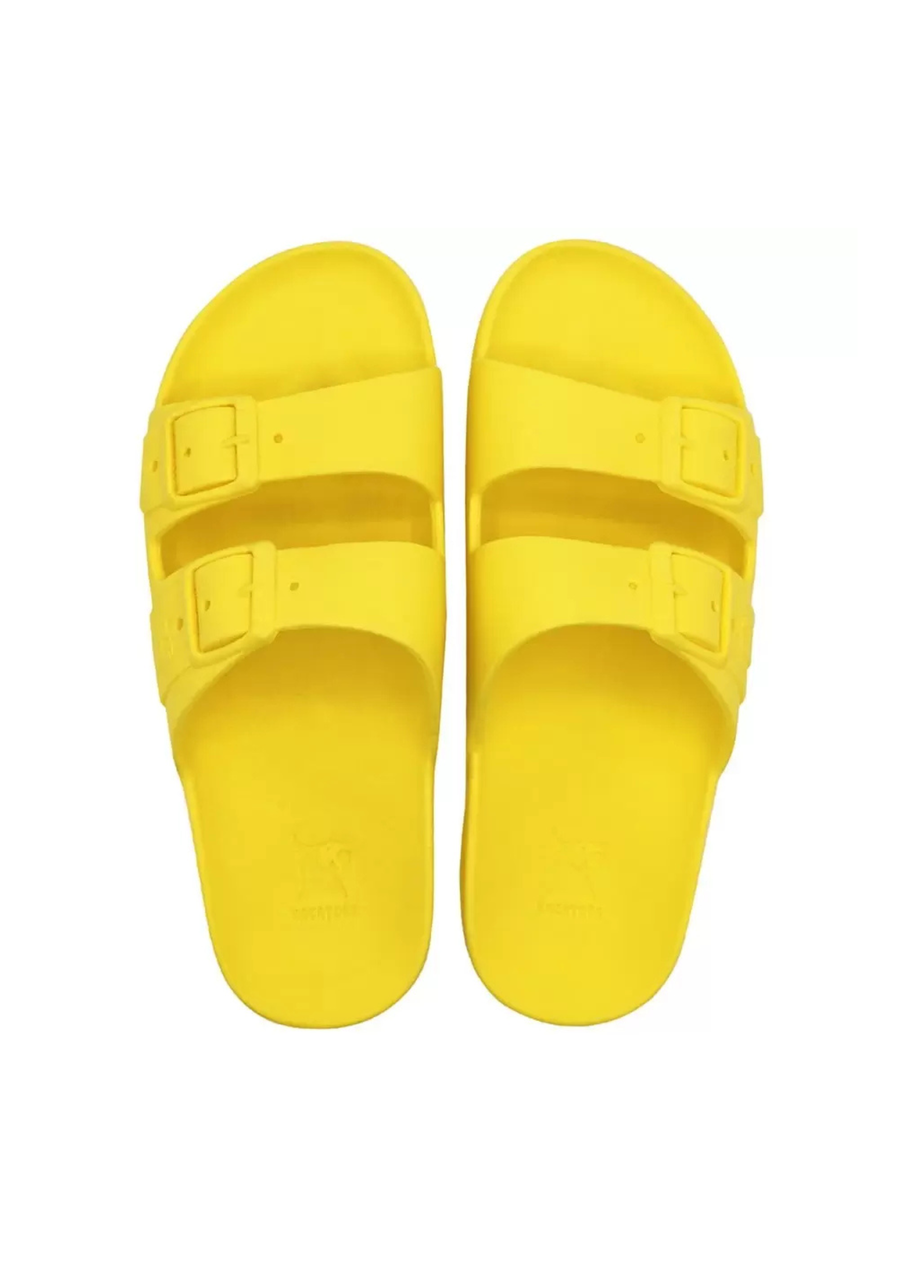 Yellow waterproof sustainable sandals Cacatoes