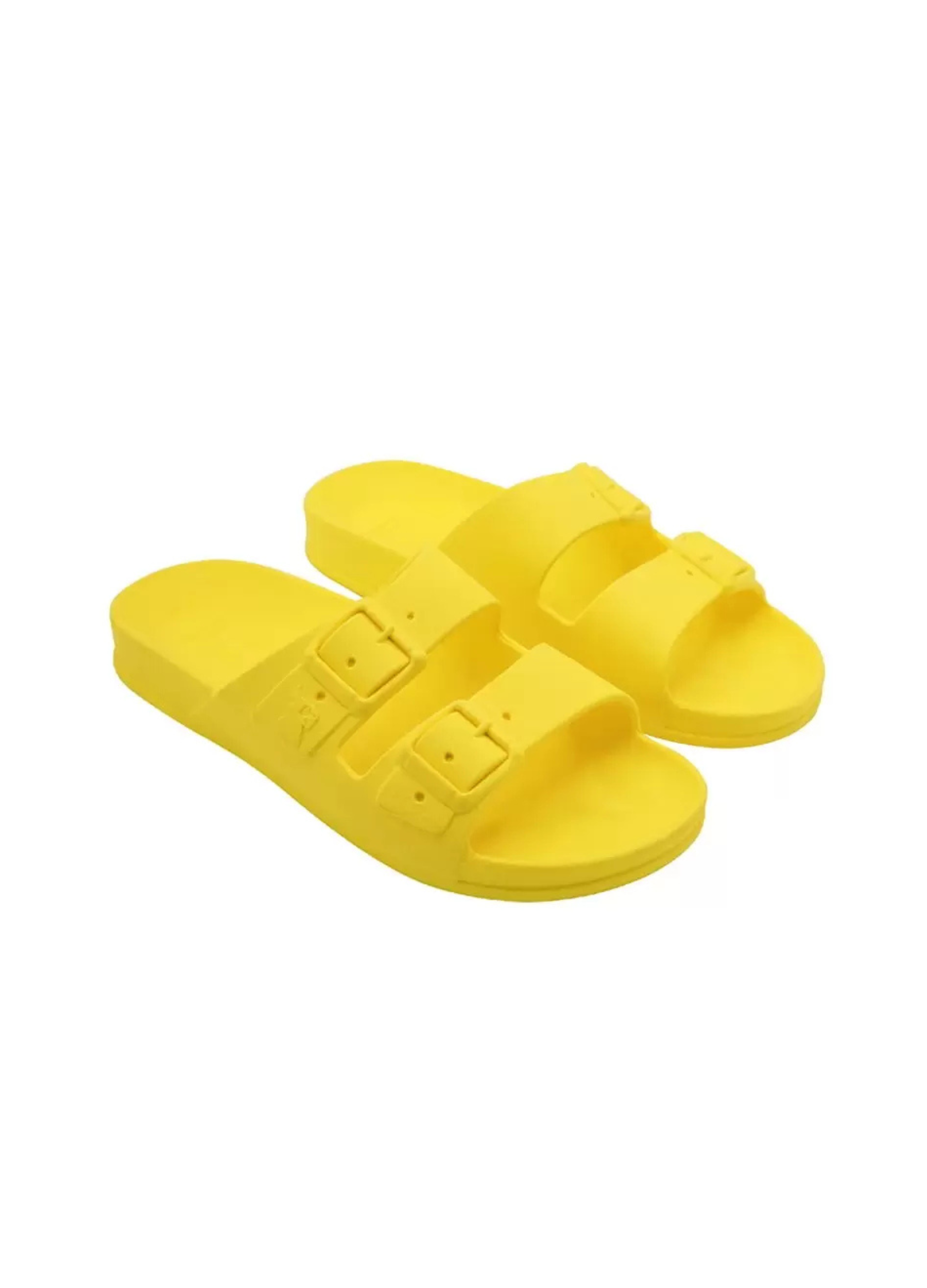 Yellow waterproof sustainable sandals Cacatoes