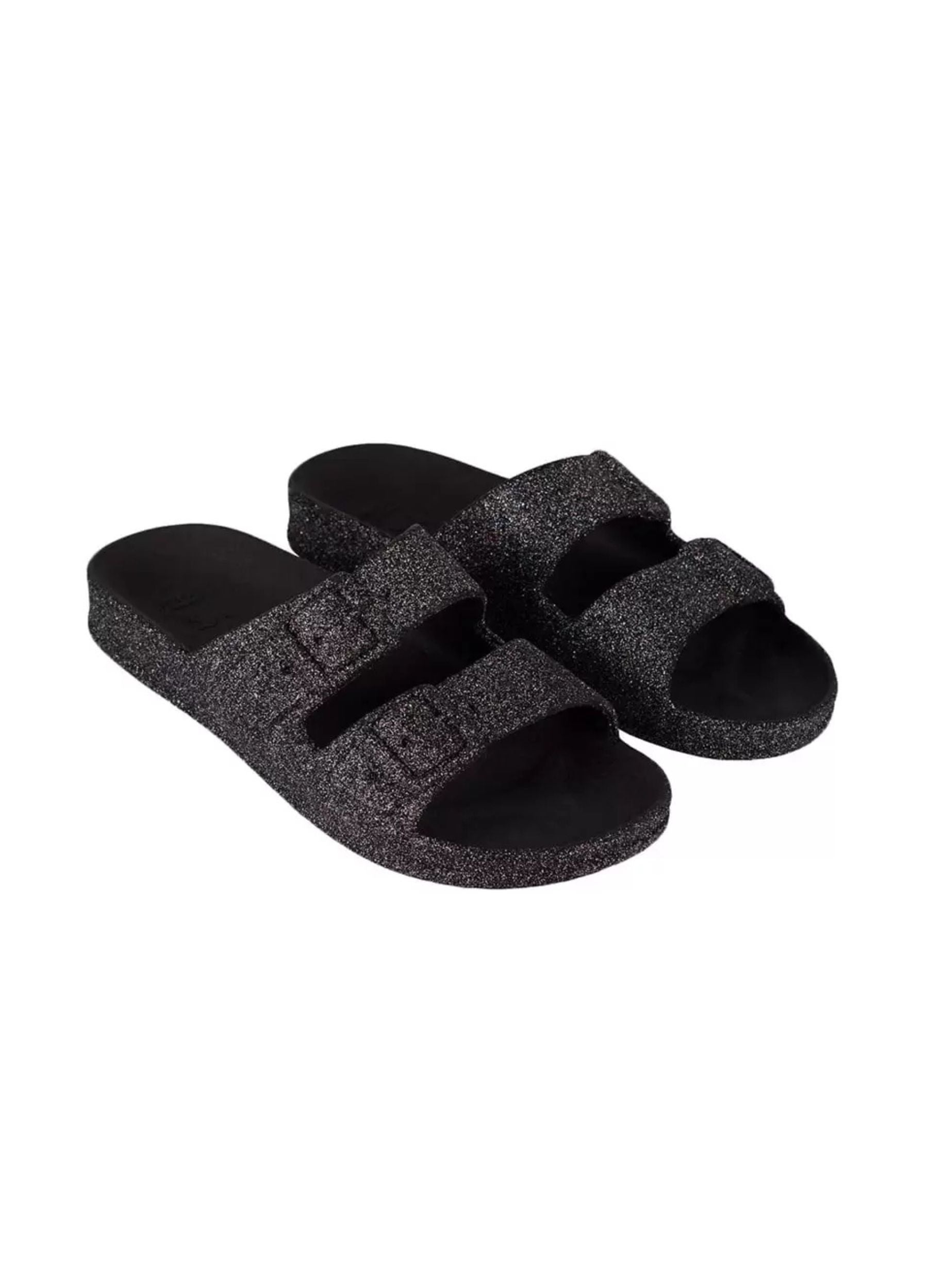 Black Glittery Sandals from Cacatoes