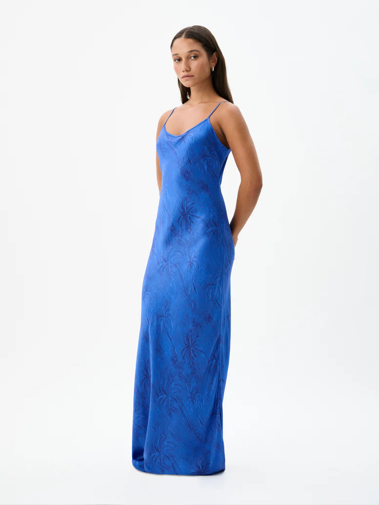 Roame Paradiso Blue Slip Dress