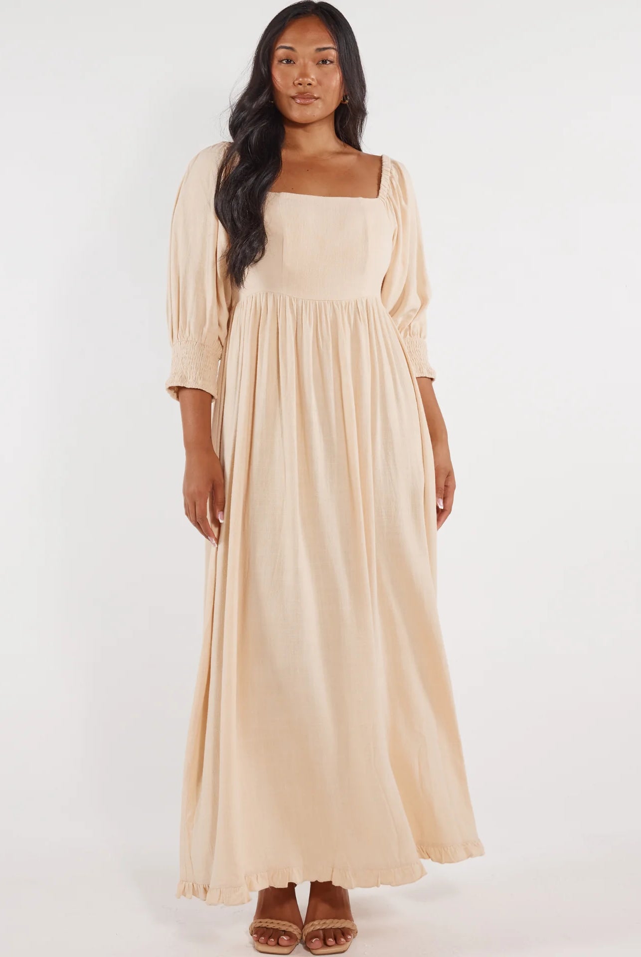 Sand Maxi Dress from Girl and the sun in breathable fabric
