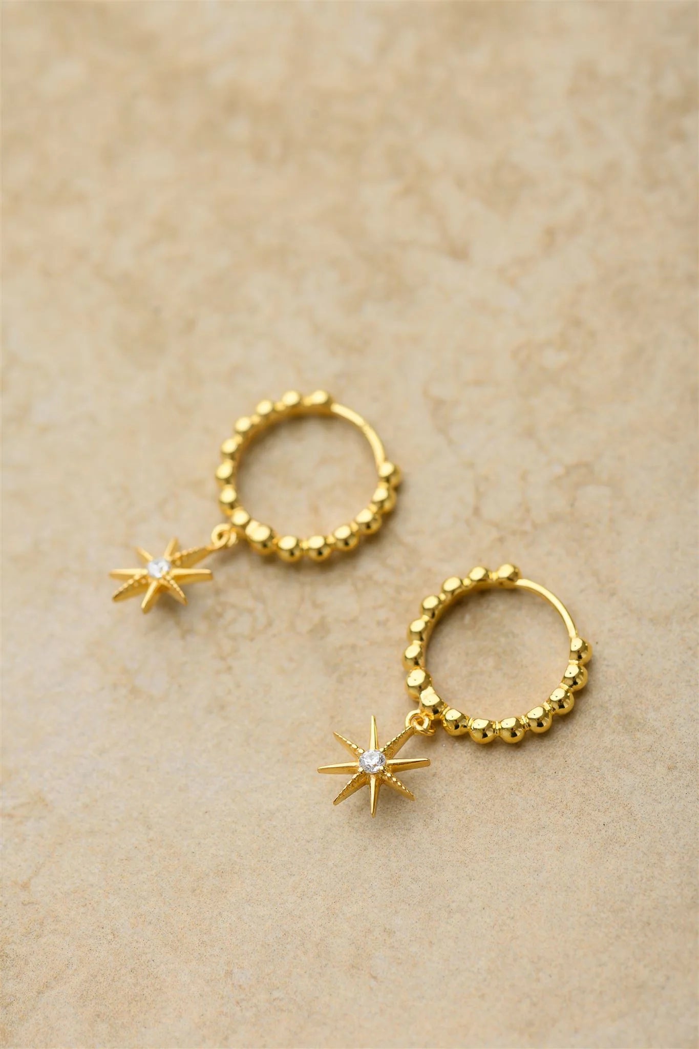 Astrid Earrings in gold from Indigo + Wolfe