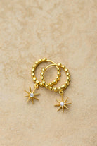 Astrid Earrings in gold from Indigo + Wolfe