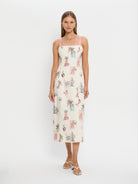 Kivari Lyra Midi Dress with back ties