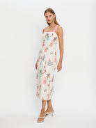 Kivari Lyra Midi Dress with back ties