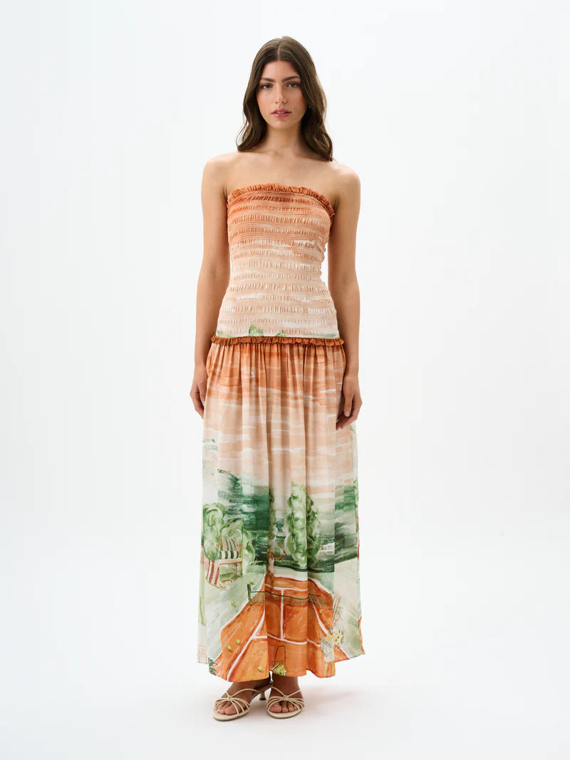 Millie Maxi Dress from Roame Tennis Club Print