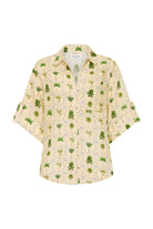 Mirage Shirt in Tropical Palms Print 