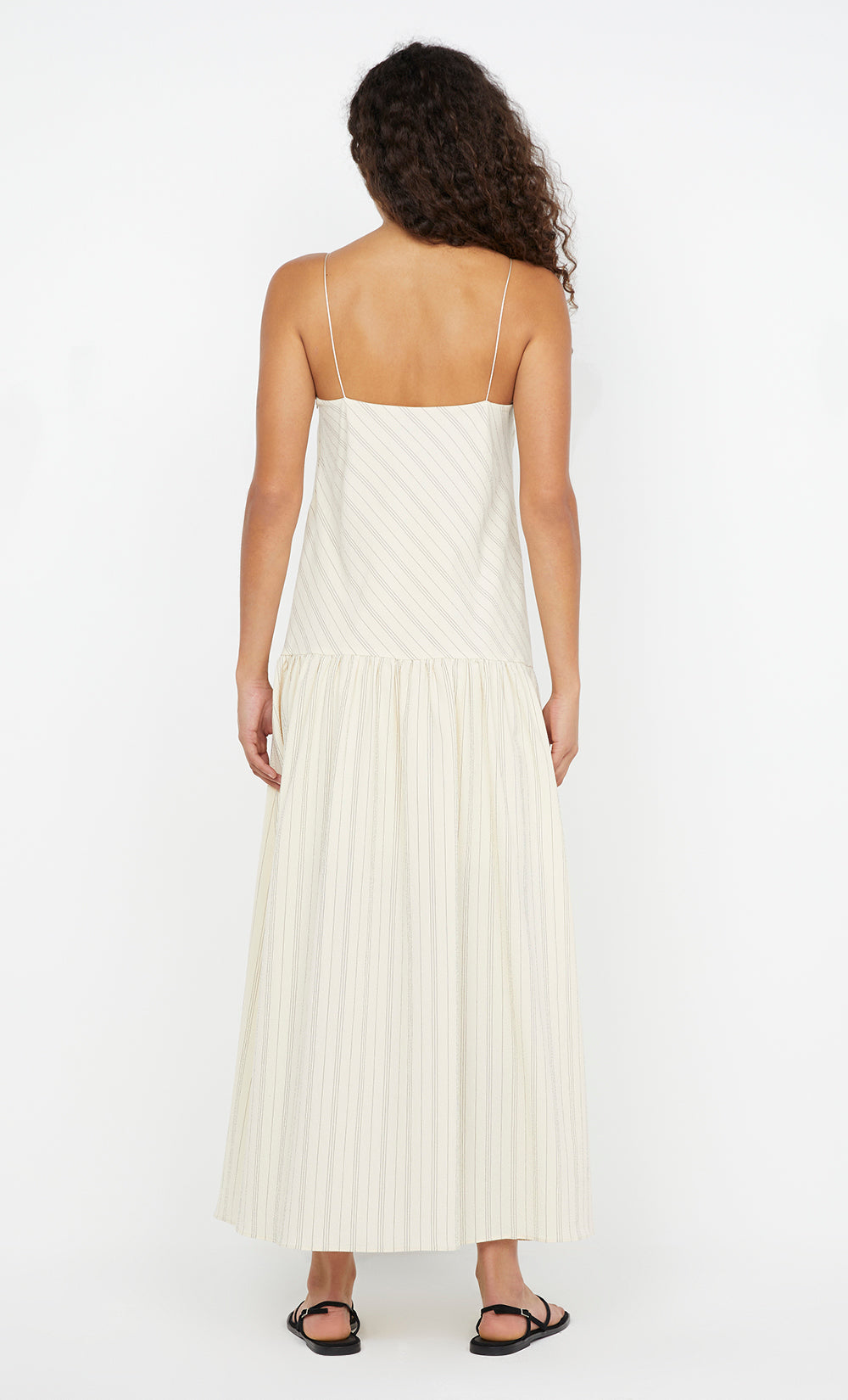 Cream stripe maxi dress from Bec + Bridge