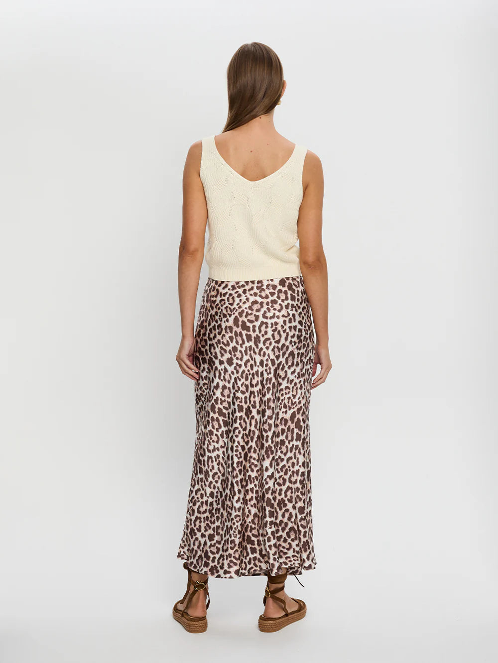 Animal print midi skirt from Australian brand Kivari