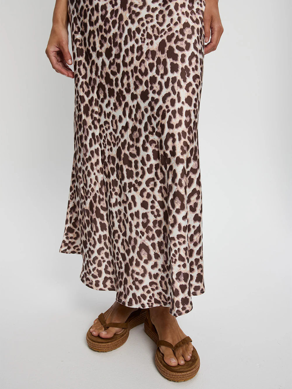 Animal print midi skirt from Australian brand Kivari