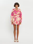 Pretty Pink Floral Mini Dress from Kivari