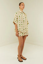 Mirage Shirt in Tropical Palms Print 