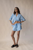 Pale Blue Cotton Set from Araminta James