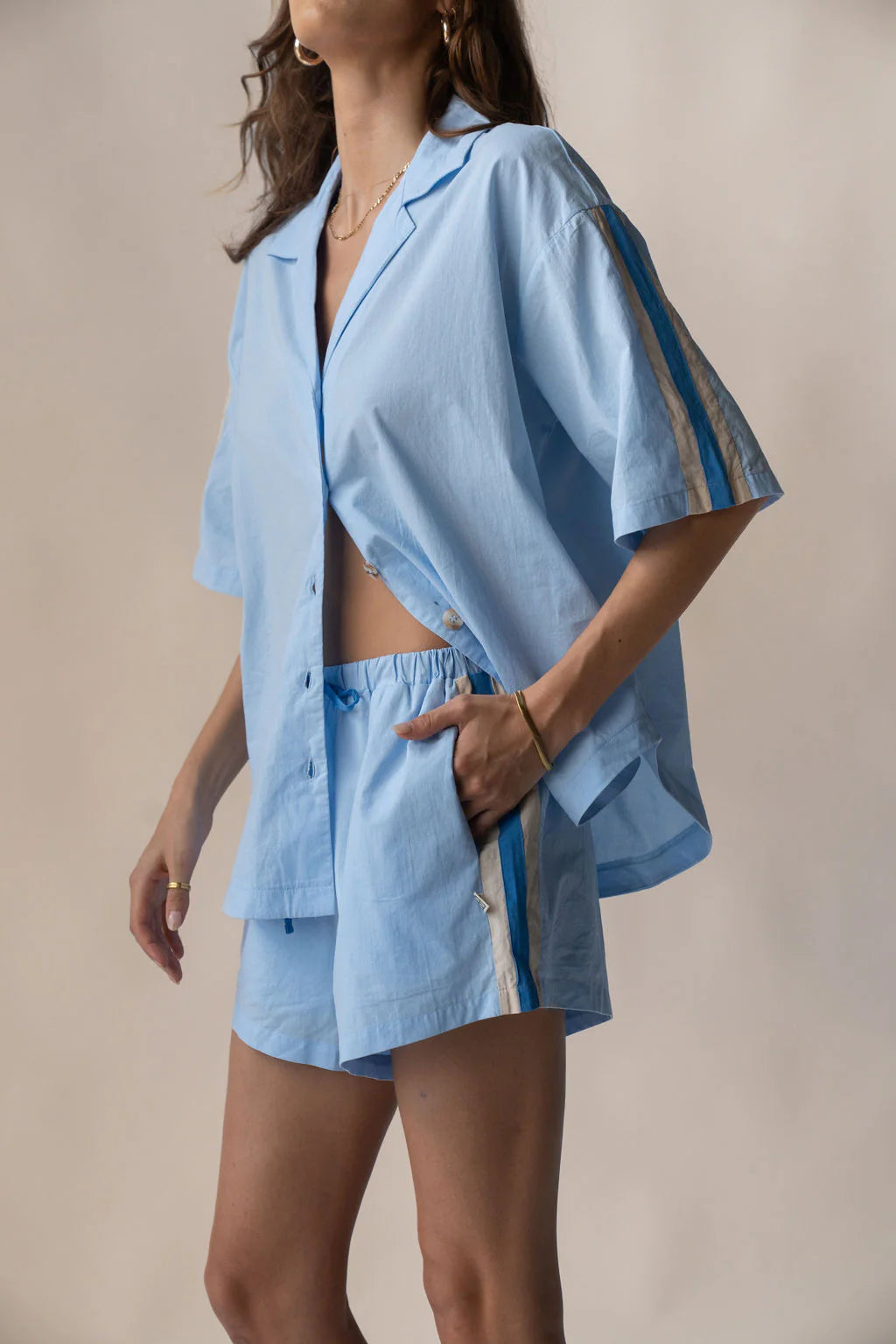 Pale Blue Cotton Set from Araminta James