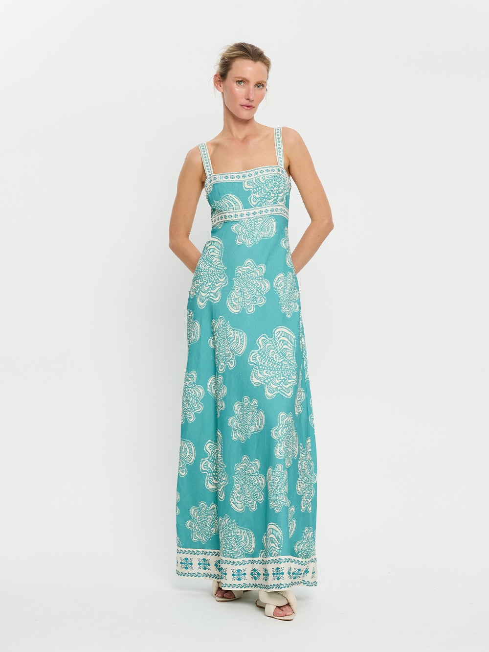 Kivari Skye Maxi Dress Paisley Print