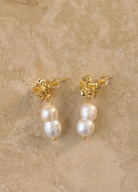 Pearl drop earrings from Indigo & Wolfe 