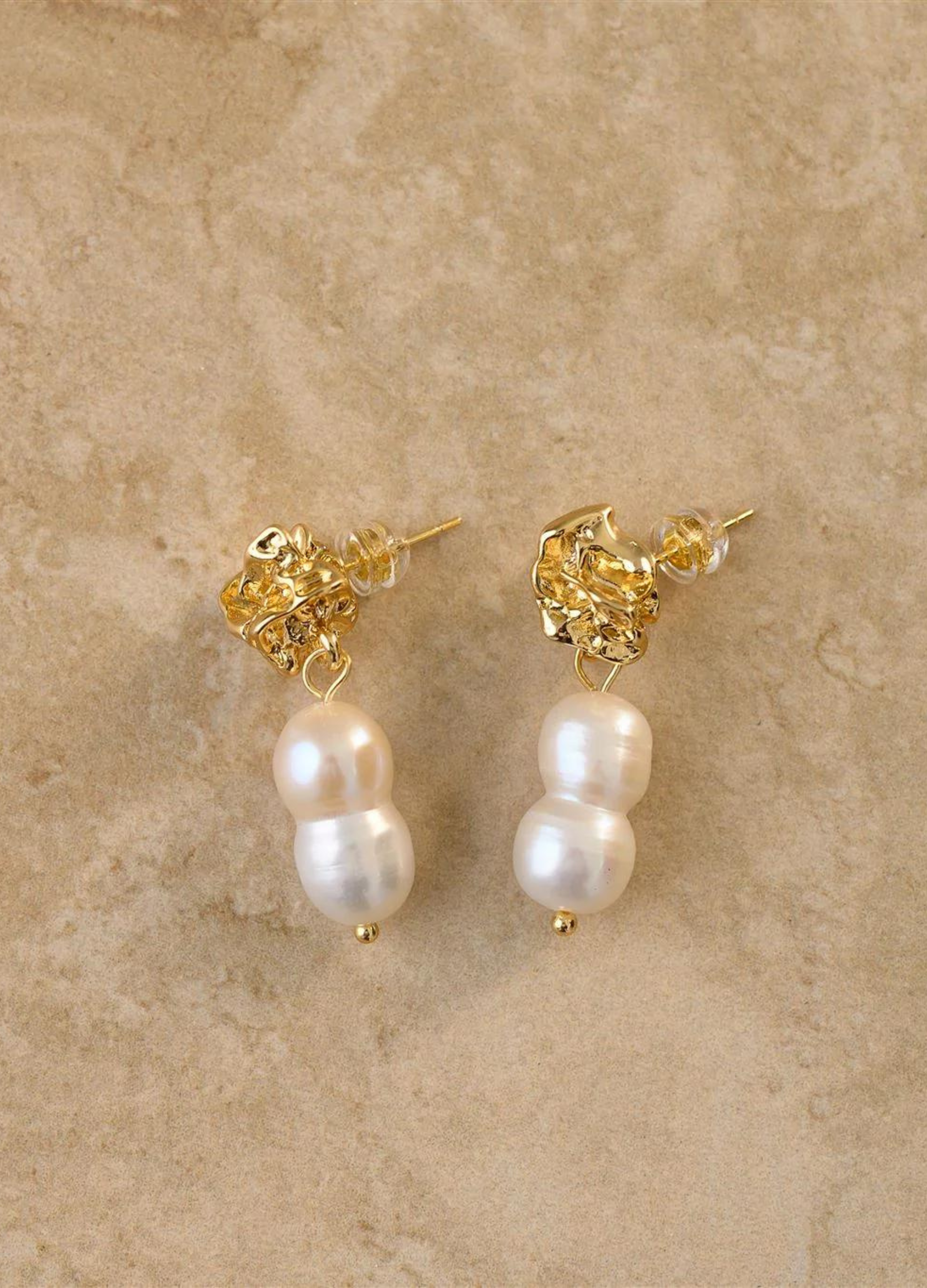 Pearl drop earrings from Indigo & Wolfe 