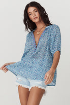 Spell Love Jetty Blouse in Blue Nirvana