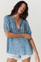 Spell Love Jetty Blouse in Blue Nirvana