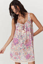 Spell Mojave Lily Mini Dress in Opal 