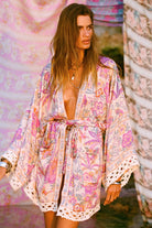 Spell Mojave Lily Robe in Opal Print