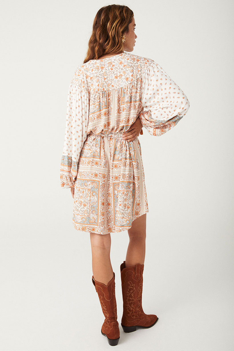 Sunshine Bandit Tunic Dress in Desert Sage from Spell