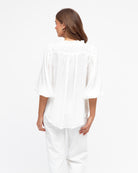 White button though blouse from Label of Love 