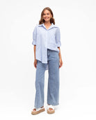 Wide leg straight leg jean from Label of love