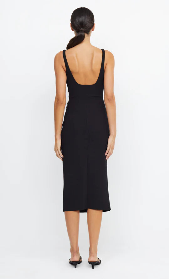 Black square neck shift dress from Bec and Bridge