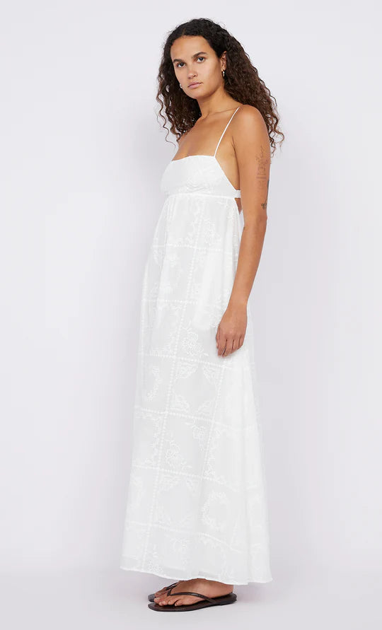 White strappy maxi dress from Bec + Bridge