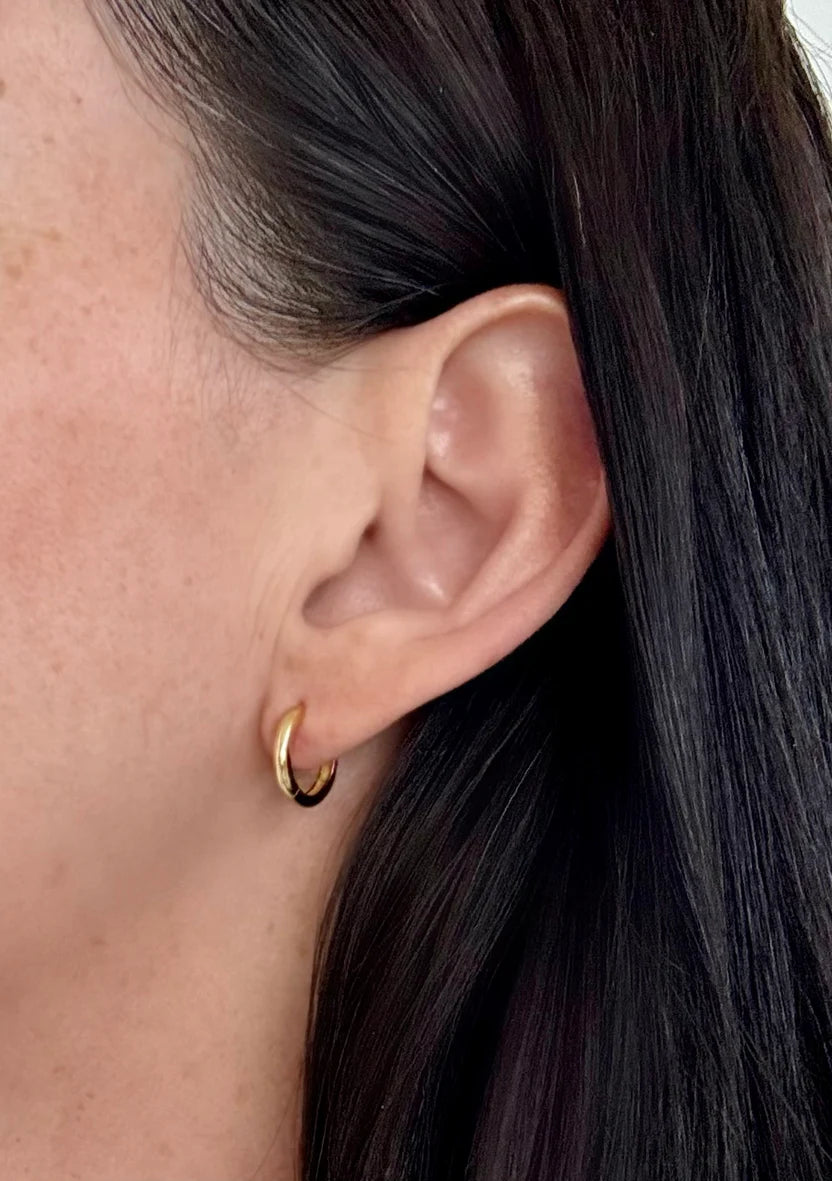 Gold Huggie Earrings from Kitty Paloma