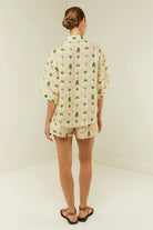 Mirage Shirt in Tropical Palms Print 