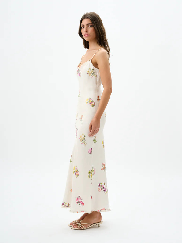 Pretty floral slip dress from Australian Designer Roame 